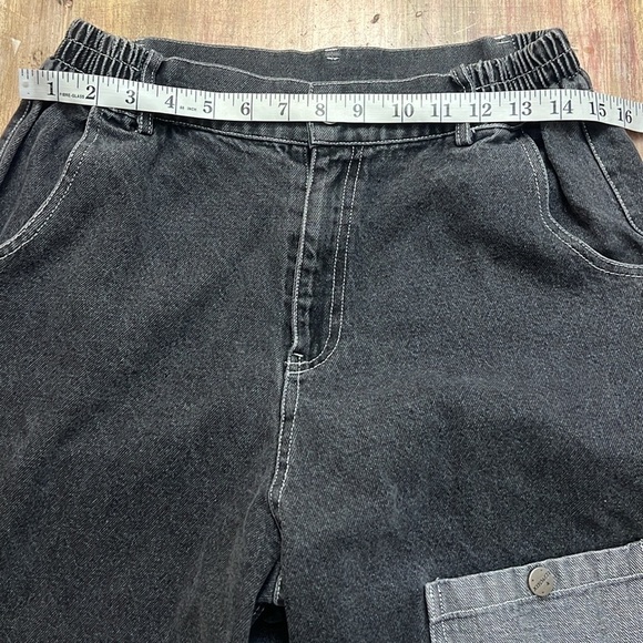 WE WERE ONCE KIDS,XITOUJI ,Y2K Patchwork Jeans,Carpenter,Japanese Denim,Size L - Picture 7 of 14
